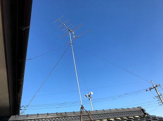 アンテナ撤去作業