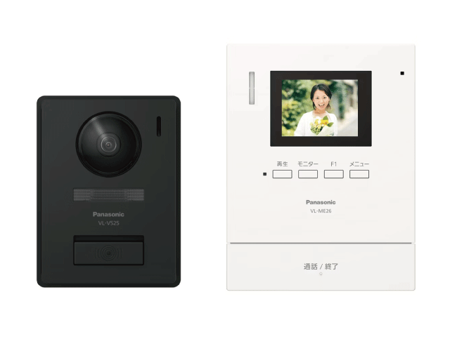 テレビドアホン VL-SE26XL(録画機能付きのシンプルドアホン)