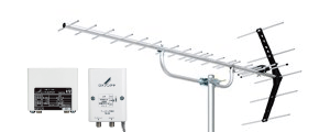標準アンテナ+ブースター（八木式アンテナ）