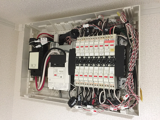 東京都荒川区 HEMS新規設置工事 増設10回路