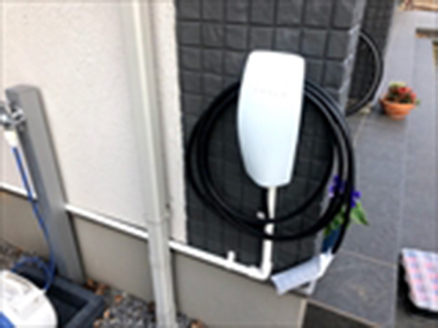 テスラ ウォールコネクター施工事例