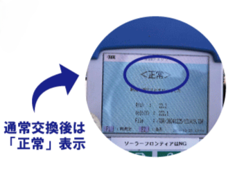 調査でのインピーダンス測定器