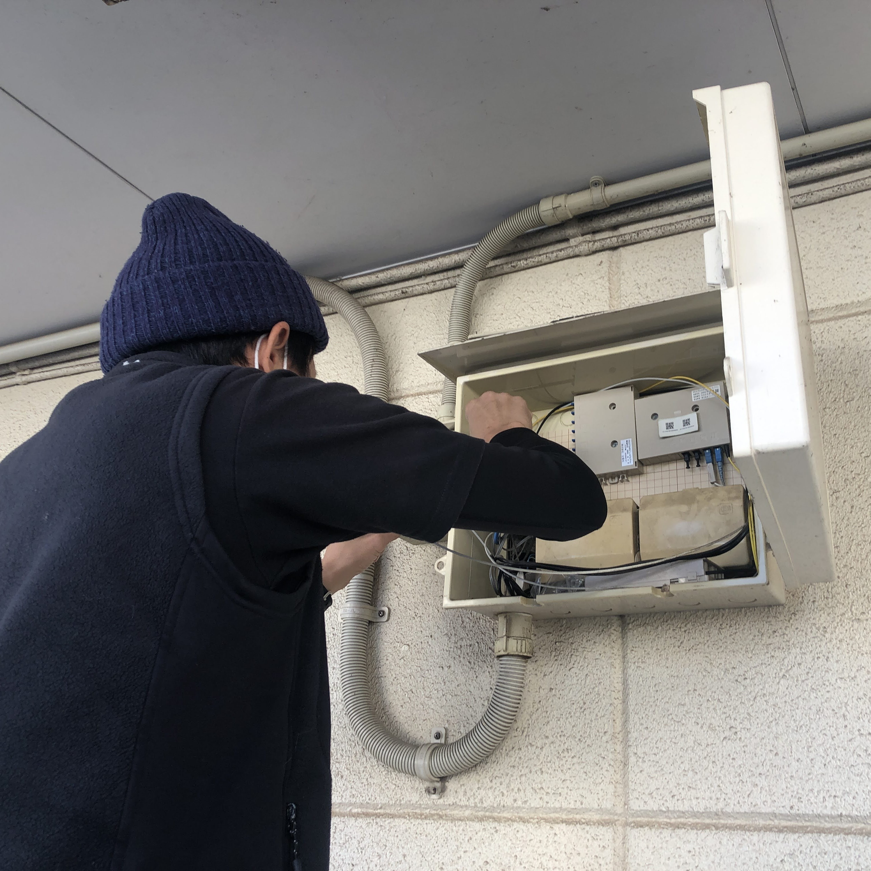 配線工事の画像