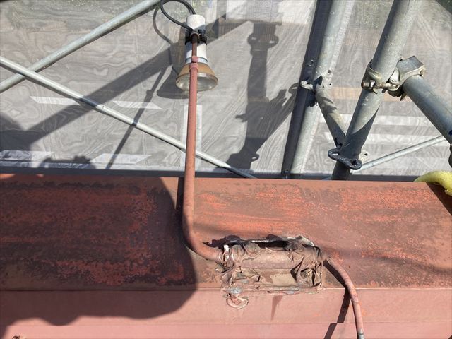 テナント照明撤去工事