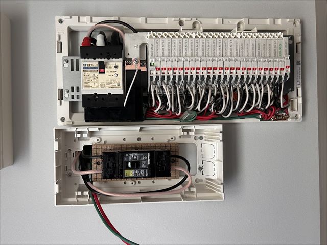 茨城県石岡市 家庭用ウォールコネクタ容量アップ工事