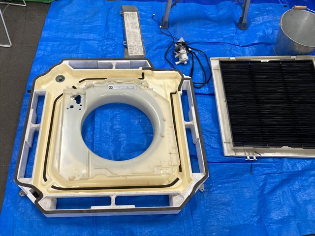 茨城県常総市 オフィス用空調洗浄