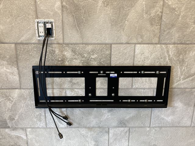 家庭用TV壁掛け工事