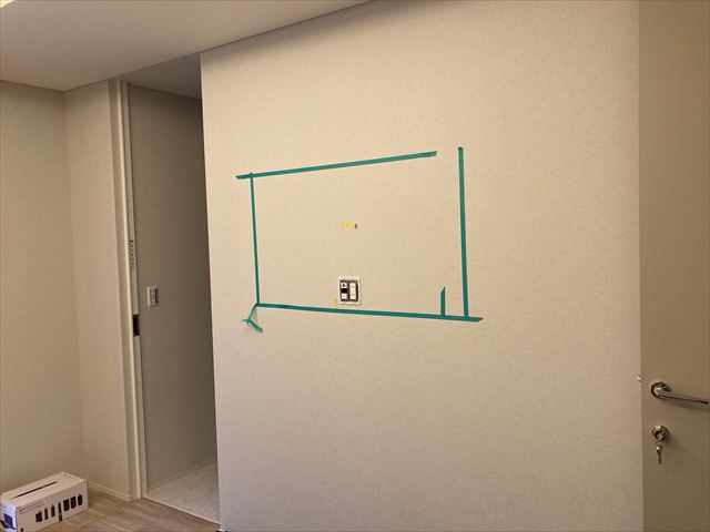 家庭用TV壁掛け工事