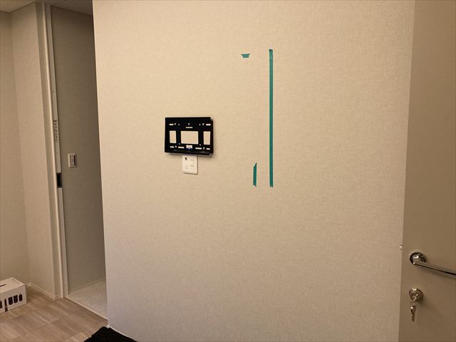 家庭用TV壁掛け工事