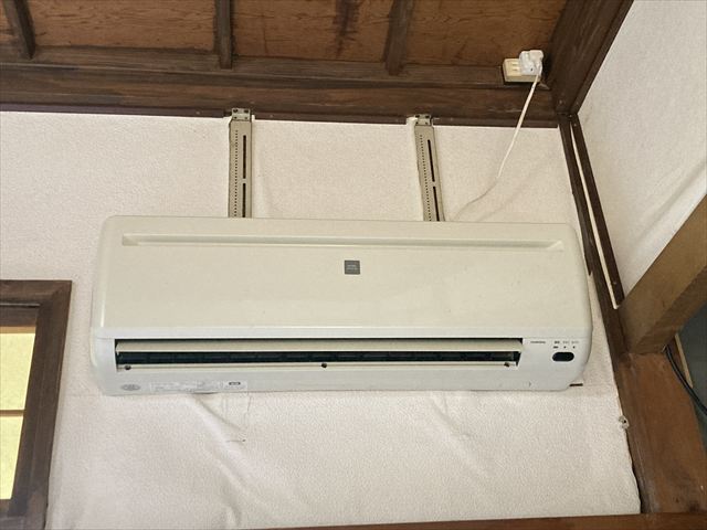 茨城県常総市 家庭用エアコン交換・防犯カメラ設置工事