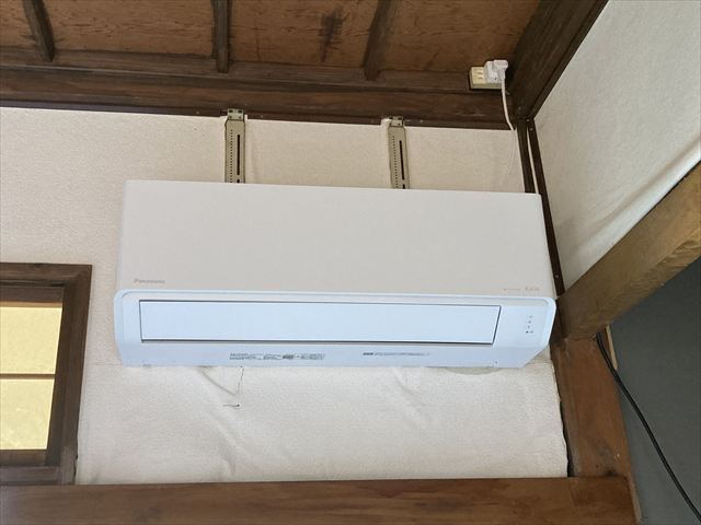 茨城県常総市 家庭用エアコン交換・防犯カメラ設置工事