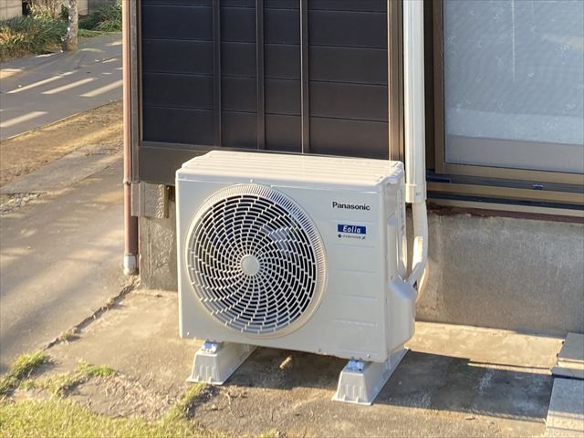 茨城県常総市 家庭用エアコン交換・防犯カメラ設置工事