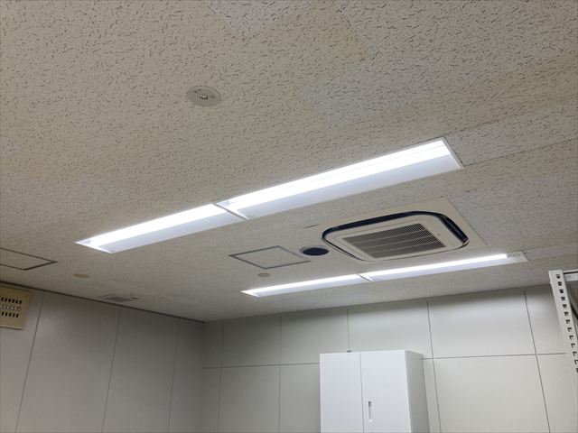 茨城県土浦市 オフィス用照明LED化工事