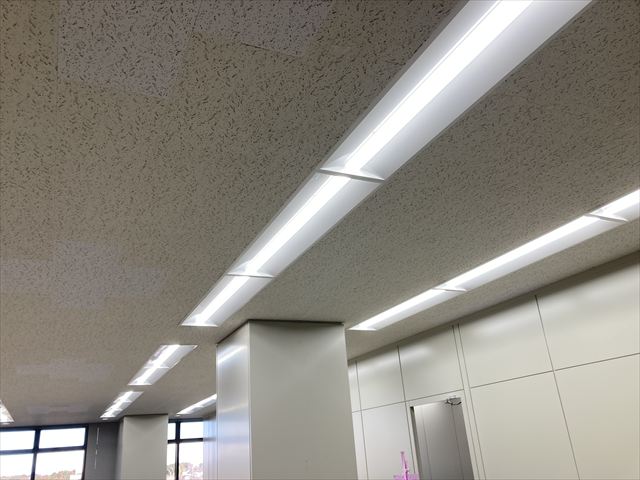 茨城県土浦市 オフィス用照明LED化工事