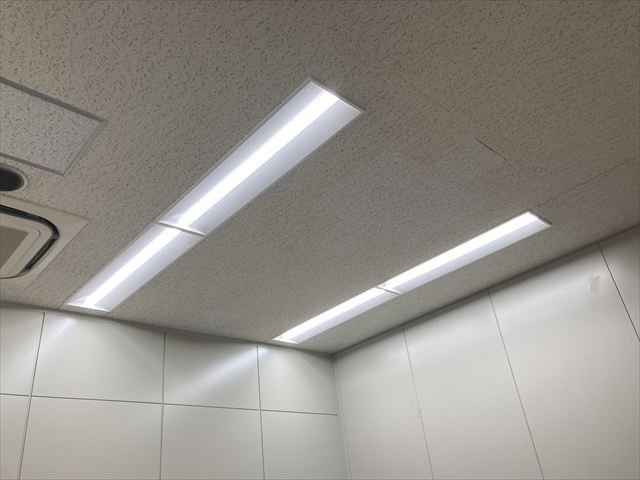 茨城県土浦市 オフィス用照明LED化工事