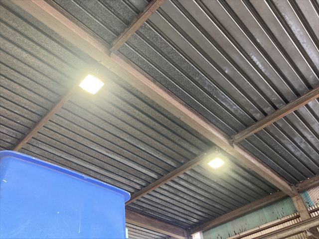 千葉県白井市 倉庫用照明LED化工事