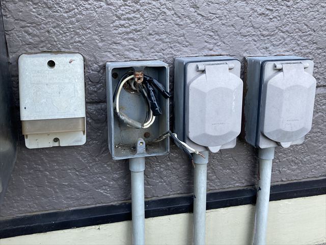 千葉県柏市 家庭用電源引換・コンセント交換工事