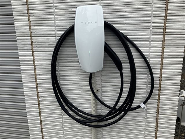 家庭用テスラウォールコネクター設置工事