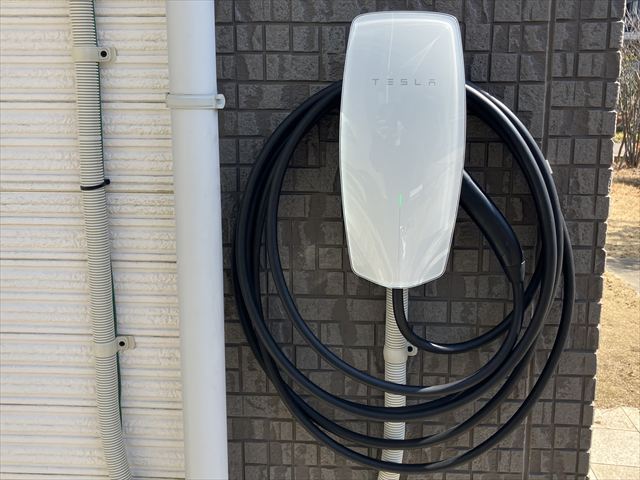 家庭用テスラウォールコネクター設置工事