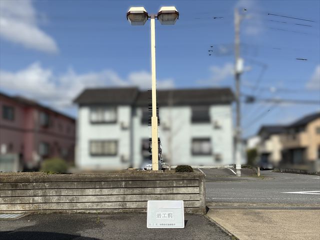 茨城県守谷市 夜間訓練用照明灯設置工事