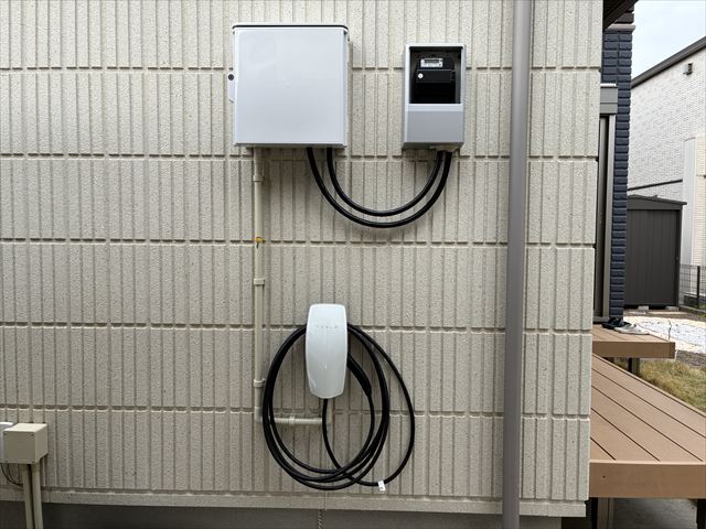茨城県つくば市 家庭用テスラウォールコネクター設置工事
