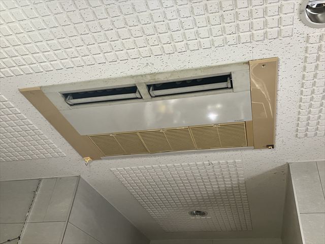 茨城県常総市 家庭用パッケージエアコン交換工事