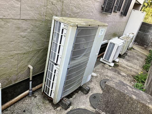 茨城県常総市 家庭用パッケージエアコン交換工事