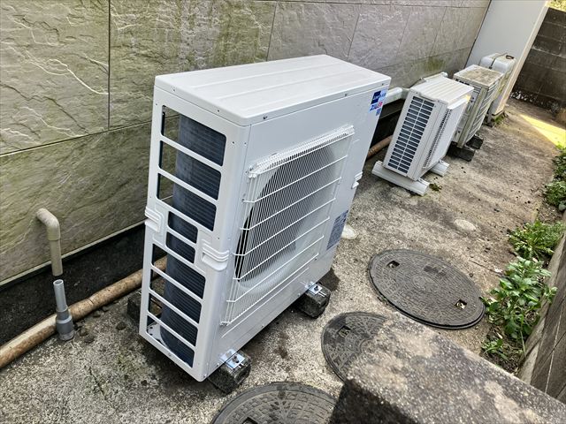 茨城県常総市 家庭用パッケージエアコン交換工事