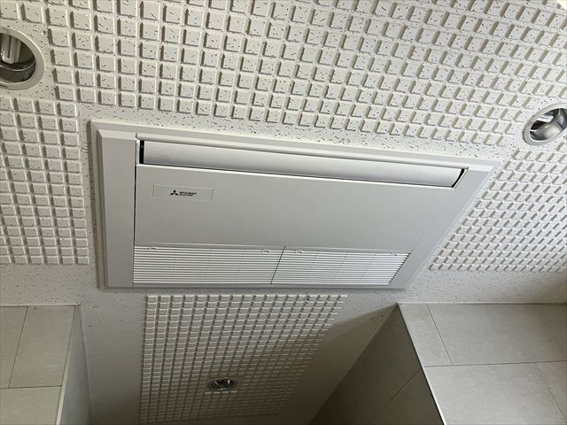 茨城県常総市 家庭用パッケージエアコン交換工事
