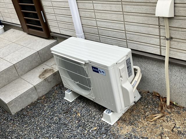茨城県つくばみらい市 家庭用エアコン交換工事