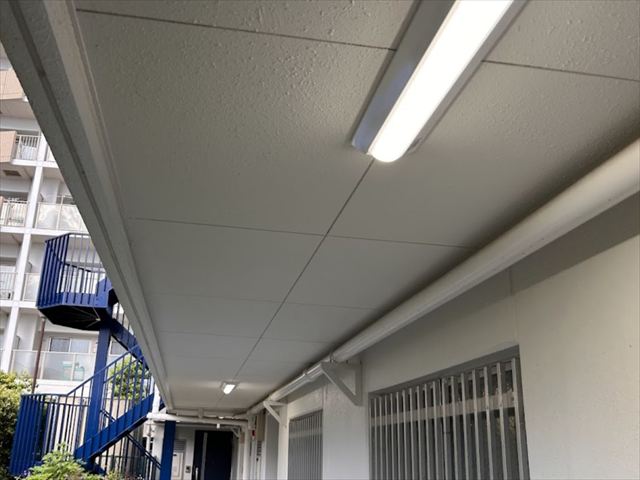茨城県取手市 マンション用共用灯LED化工事