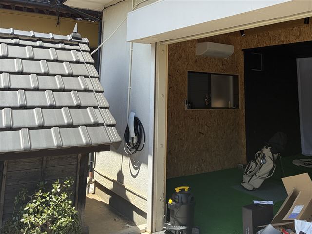茨城県つくばみらい市 家庭用テスラウォールコネクター設置工事