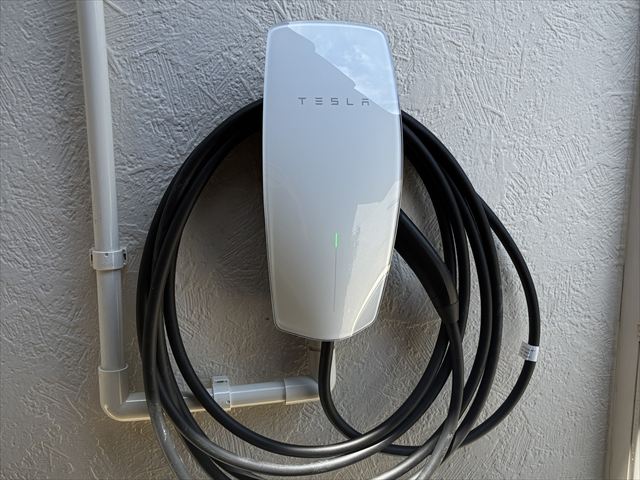 茨城県つくばみらい市 家庭用テスラウォールコネクター設置工事