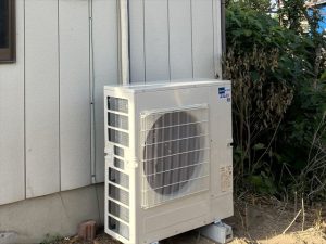 オフィス用ルームエアコン移設、専用回路、天カセセコン設置工事