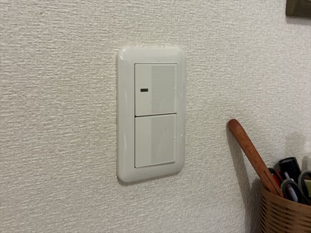 千葉県我孫子市 家庭用スイッチ交換、シーリング化工事