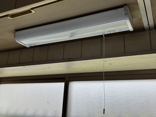 茨城県牛久市 家庭用照明LED化、シーリング化、スイッチ交換工事