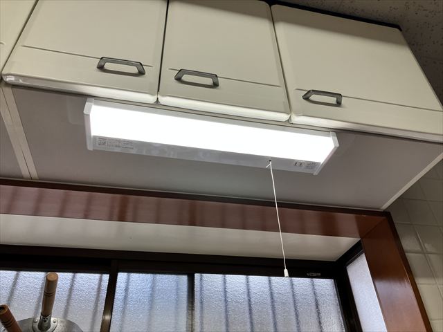茨城県土浦市 家庭用照明LED化、シーリング化工事