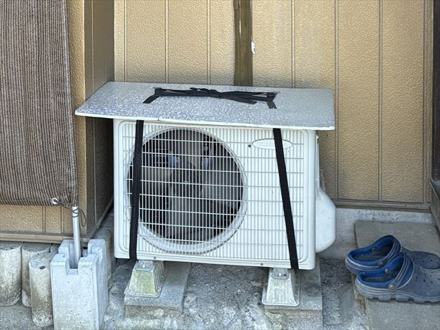 茨城県常総市 家庭用エアコン交換、スイッチ交換、ダウンライト交換、コンセント増設工事