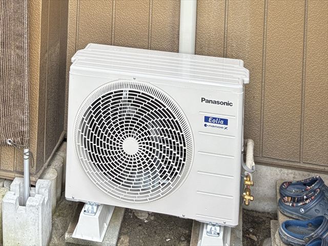 茨城県常総市 家庭用エアコン交換、スイッチ交換、ダウンライト交換、コンセント増設工事