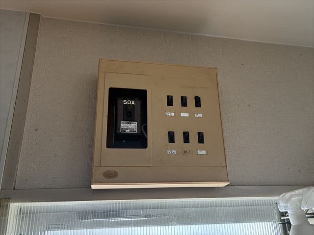 茨城県取手市 家庭用分電盤交換、専用コンセント設置工事